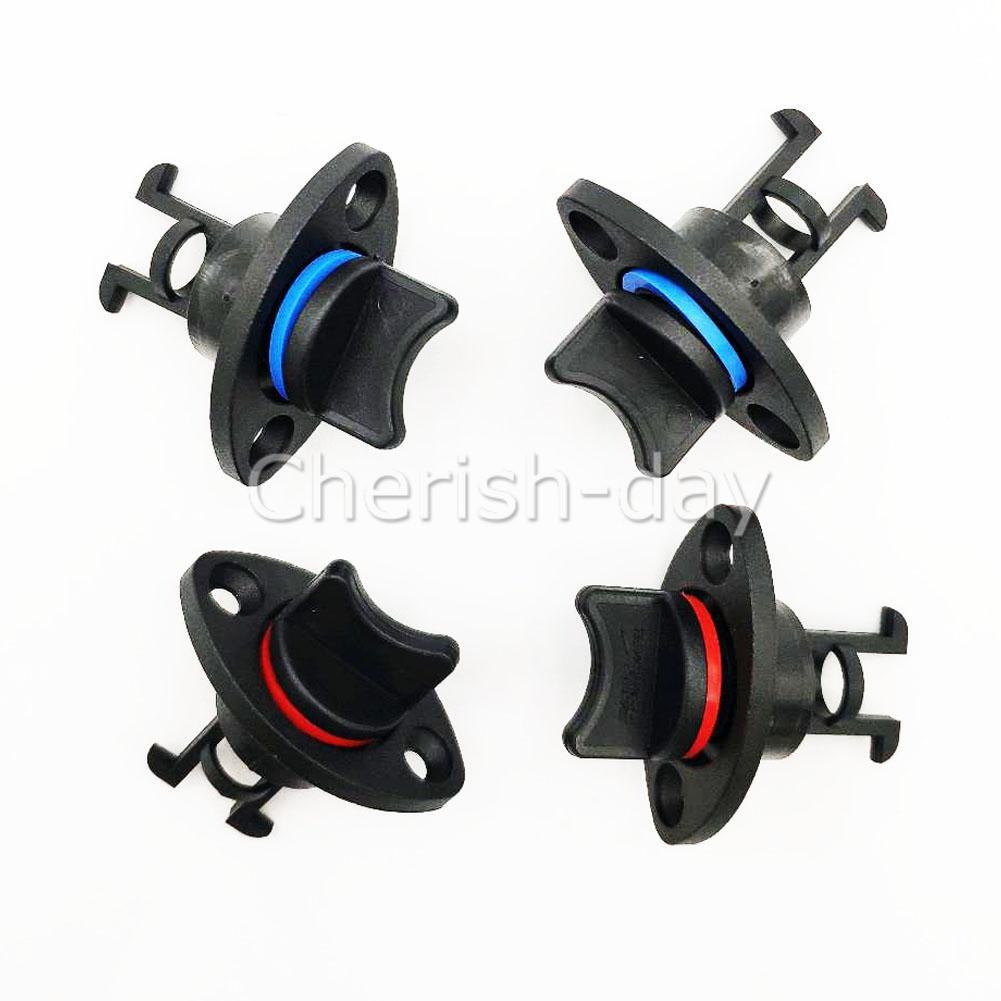 4x Complete Drain Bung Plugs Marine/Boat Bungs Standard Size Coarse