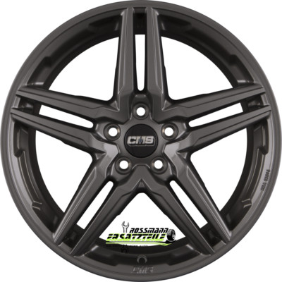 CMS C29 titan gloss 7.5x17 ET48 - LK5/114.3 ML67.2 Felge Alu
