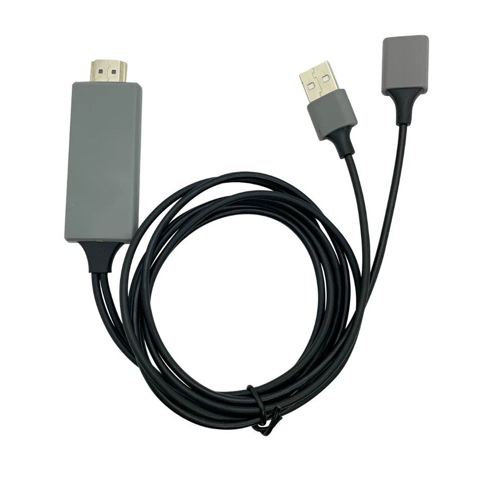 1080P HDMI зеркальный кабель 3 фута телефон ТВ HDTV адаптер для iPhone iPad Android - Изображение 4 из 4