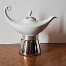 Very Rare Beautiful Porcelain Cilio Aladino Vintage Espresso Maker 