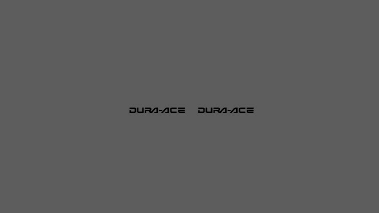 Shimano Dura Ace FC7700 25th pédalier X2 autocollant autocollant autocollant