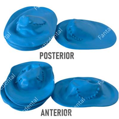 KERR 3D Rubber Dental Dam Sheets OptiDam Anterior Posterior Nipple Shape