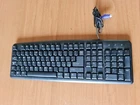 USB/PS2 BLACK KEYBOARD Universal Economy Black Great Condition