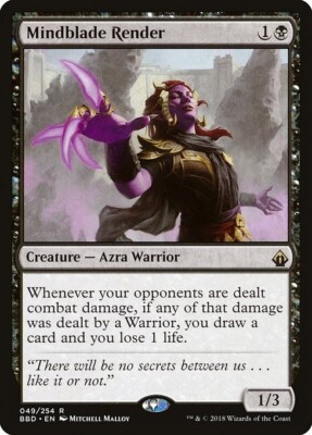 Mindblade Render 1x  MtG Battlebond BBD SP/NM
