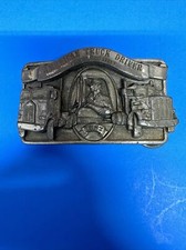 Vintage Arroyo Grande Pewter Belt Buckle American Truck Driver 1982 568 of 5000