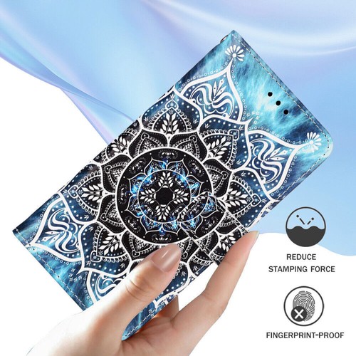 Painted Leather Flip Wallet Phone Case for Samsung S24 A05 A15 A25 A14 A34 A54 - Picture 6 of 20