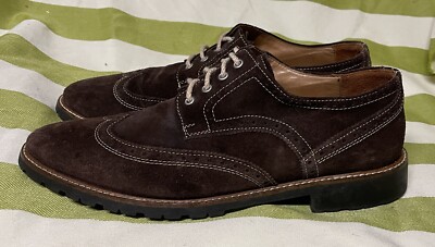 MIKE KONOS ITALIAN WiNGTIP OXFORD SUEDE SHOES SIZE 12 | eBay display picture 2