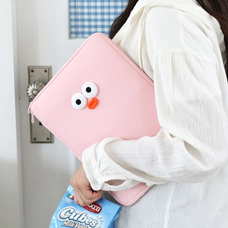 11" Romane Brunch Brother PomPom Tablet ipad Padded Pouch Sleeve Bag Case Pocket - Image 2 of 4