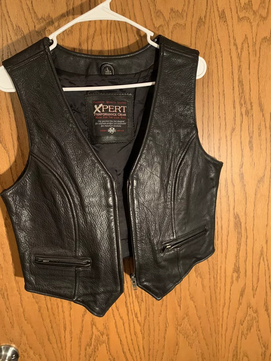 Ladies biker vest sale