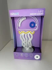 Urban Shop Jellyfish  Neon Light (4 Hour Timer, Batteries included) NEW!