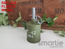 FAKE Soviet RG-42 WW2 Frag Grenade - Accurate Size Plastic Replica