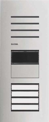 Elcom Türstation-Audio REQ104Y Silber Klingeltableaus Türstation-Audio