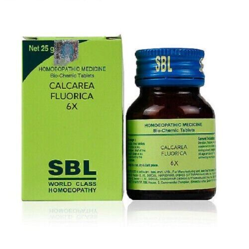 SBL Homeopathic Calcarea Fluorica Trituration Tablets 3X, 6X, 12X, 30X & 200X - Picture 3 of 6