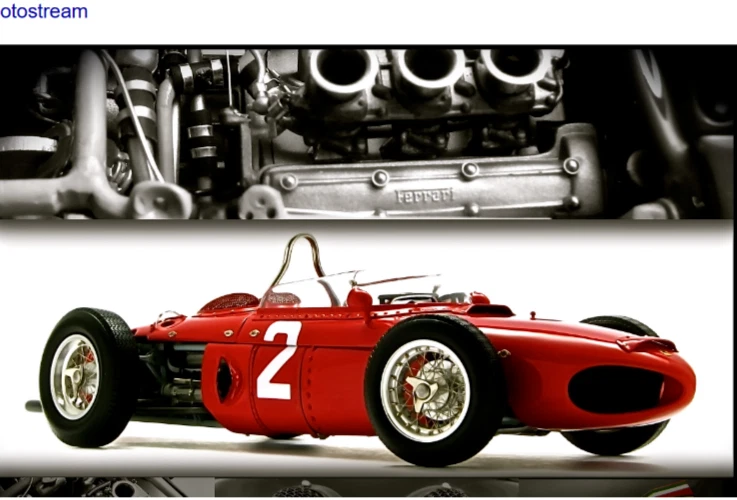 Ferrari F1 GP Formula 1 18 Racing Race Car Classic Hot Rod Custom Carousel Red - Image 2 of 4