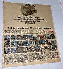 Vintage 1960s View Master GAF Print Ad Featur...