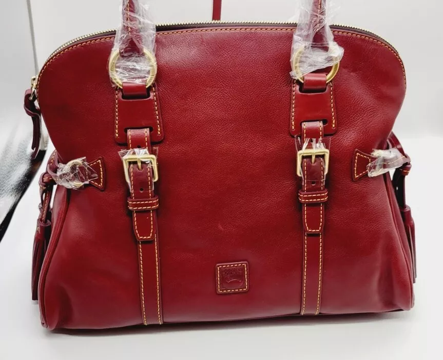 Florentine domed store buckle satchel