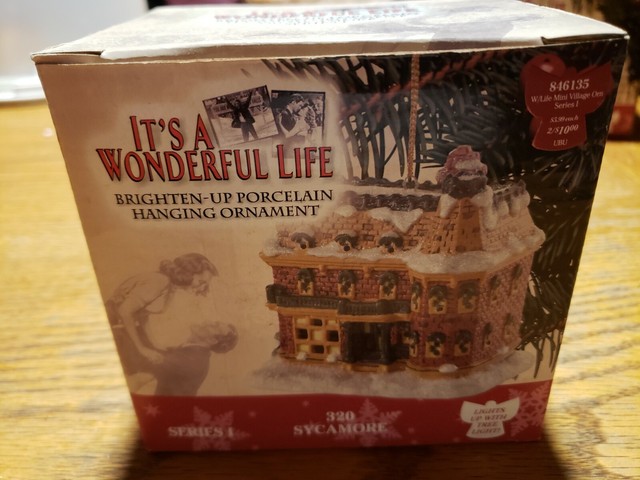 2002 Enesco It S A Wonderful Life 320 Sycamore 109406 Series I Coa