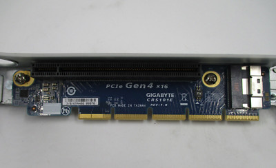 Gigabyte CRS101E PCIe Gen4 x16 Riser Card with Assembly Tested Working