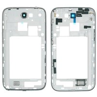 Samsung Galaxy Note 2 Lte N7105 GehäUse Cover Rahmen Silber Weiß