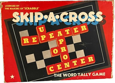 1953 Complete Skip-A-Cross board game by Scrabble good condition