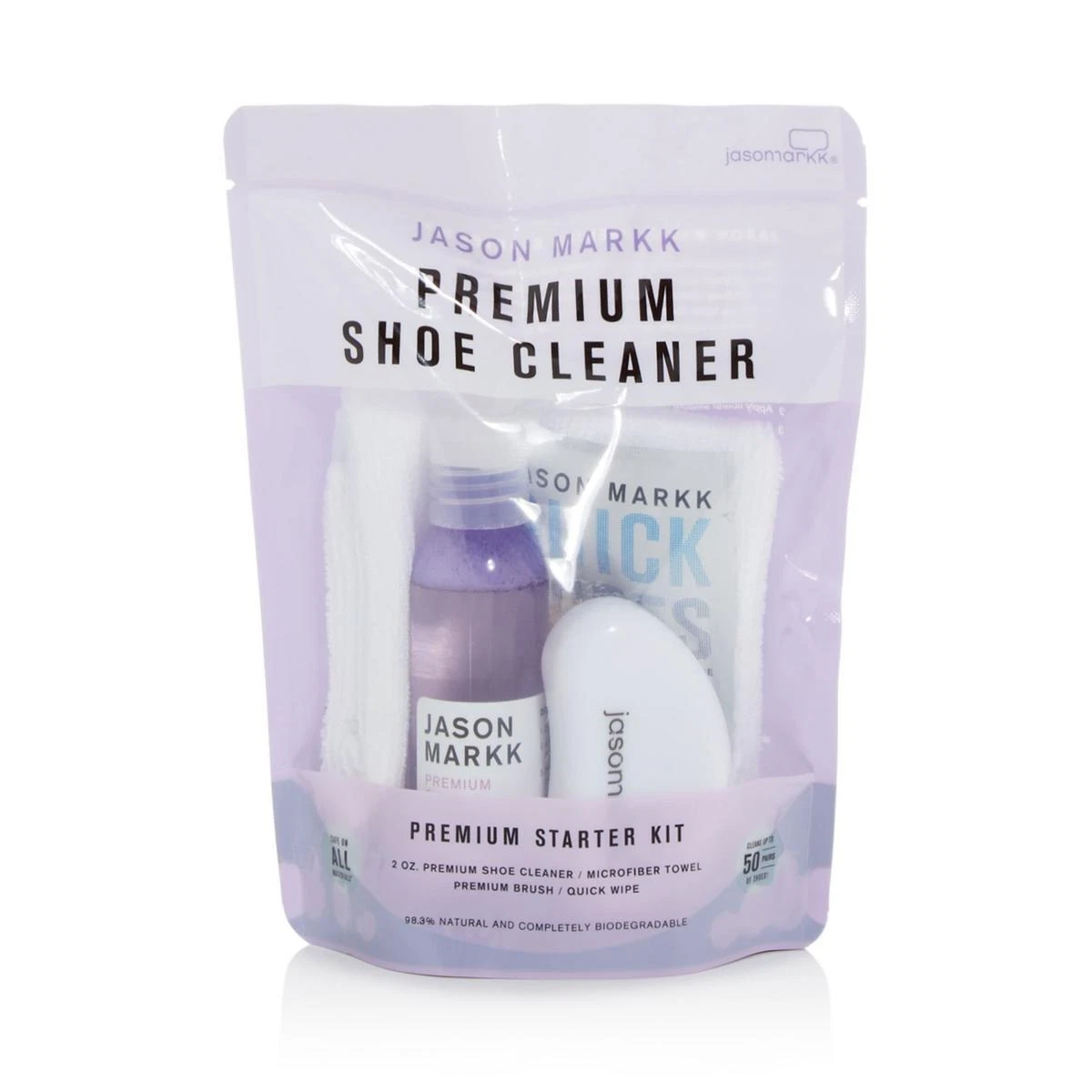 Jason Markk Premium Starter Kit Purple 2 FL oz Cleaner Shoe Care Kit BHFO 5776