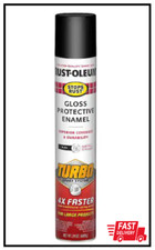 24 Oz. Turbo Spray System Gloss Black Spray Paint