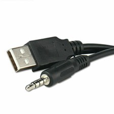USB 2.0 Audio Aux 3.5 mm Jack to Headphone Cable male to male Lead Wire Cord lot
