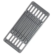 1 Pack Adjustable Cast Iron Grates Universal Cooking Grid 14 to 20 in L