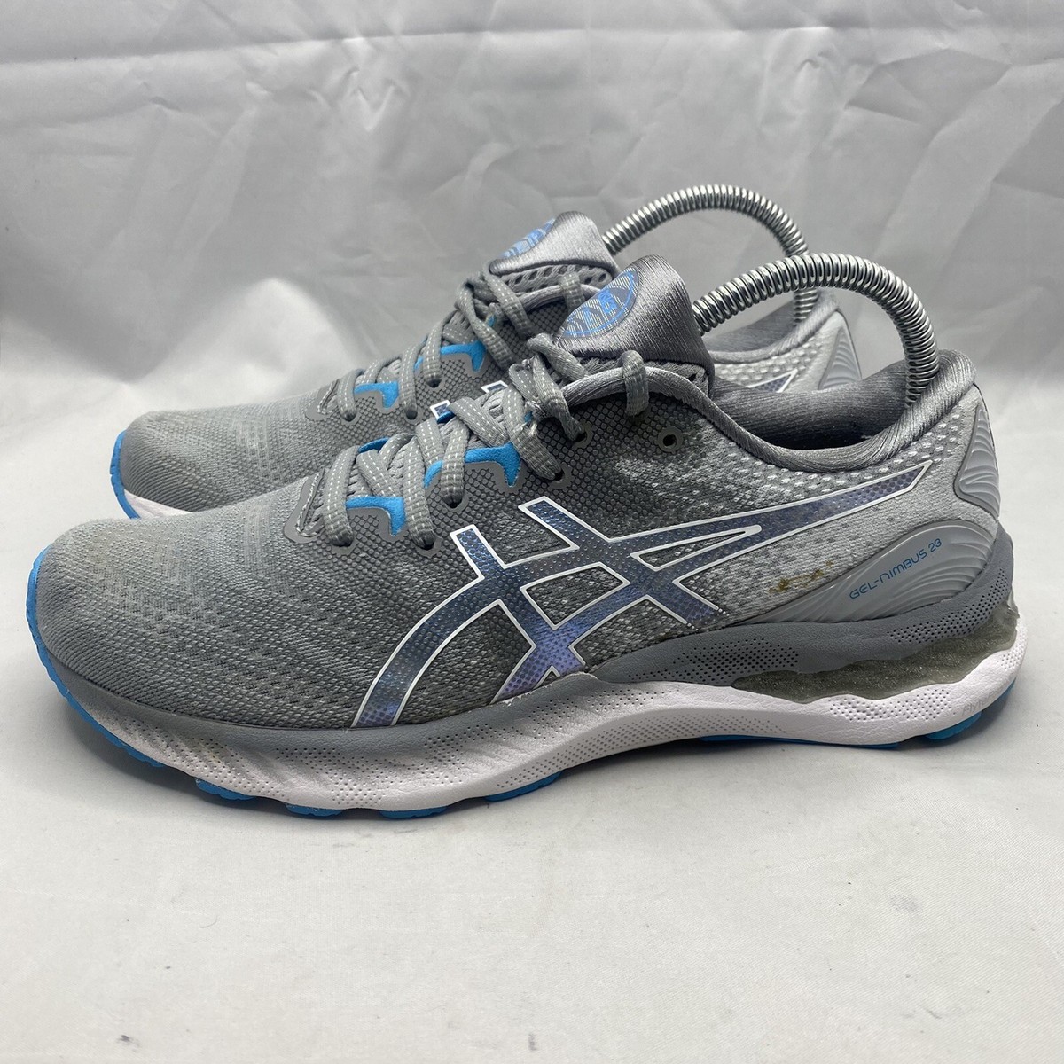 Asics Gel Nimbus 23 Running Athletic Shoes 1012A885 Gray Blue