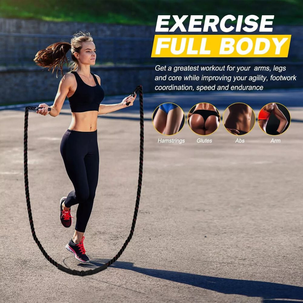 Abs Jump Rope Core Skipping Core Workout Heavy Weighted