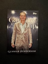 Gunnar Henderson 2025 Topps Series 1 Celebration Game Day Drip