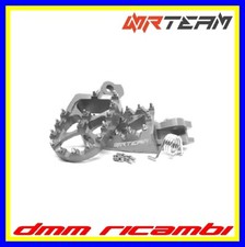 Pedane poggiapiedi maggiorate in ergal NRTEAM HONDA CR 125 250 R 06>07 2006 2007