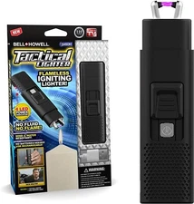 TACLIGHTER Tactical Bell+Howell USB-Rechargeable Butane Free Plasma Lighter NEW