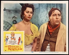 GOLD OF NAPLES Original Movie Lobby Card Poster Young Sophia Loren Italy