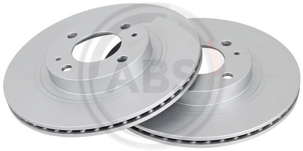 2X A.B.S. 18289 Bremsscheibe Vorne FüR CitroËN Mitsubishi Peugeot-image
