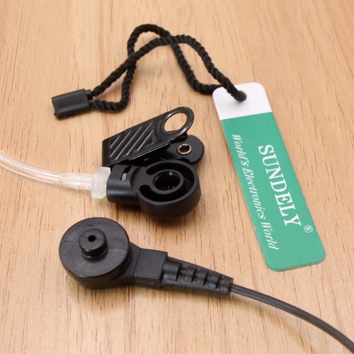 Covert Acoustic Headset Earpiece For Motorola Radio EX500 EX600 GP344 GP388 - Zdjęcie 3 z 5
