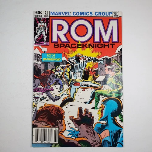 Marvel Comics ROM Spaceknight #31 Newsstand VF Key Issue 2nd Appearance of Rogue