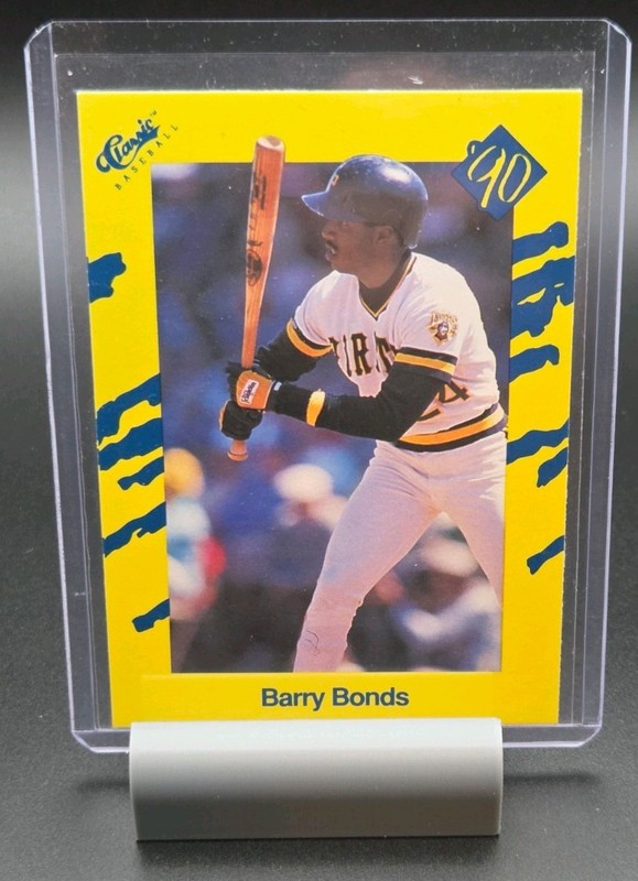 1990 Classic Travel Yellow Barry Bonds #T68 Pittsburgh Pirates SF Giants
