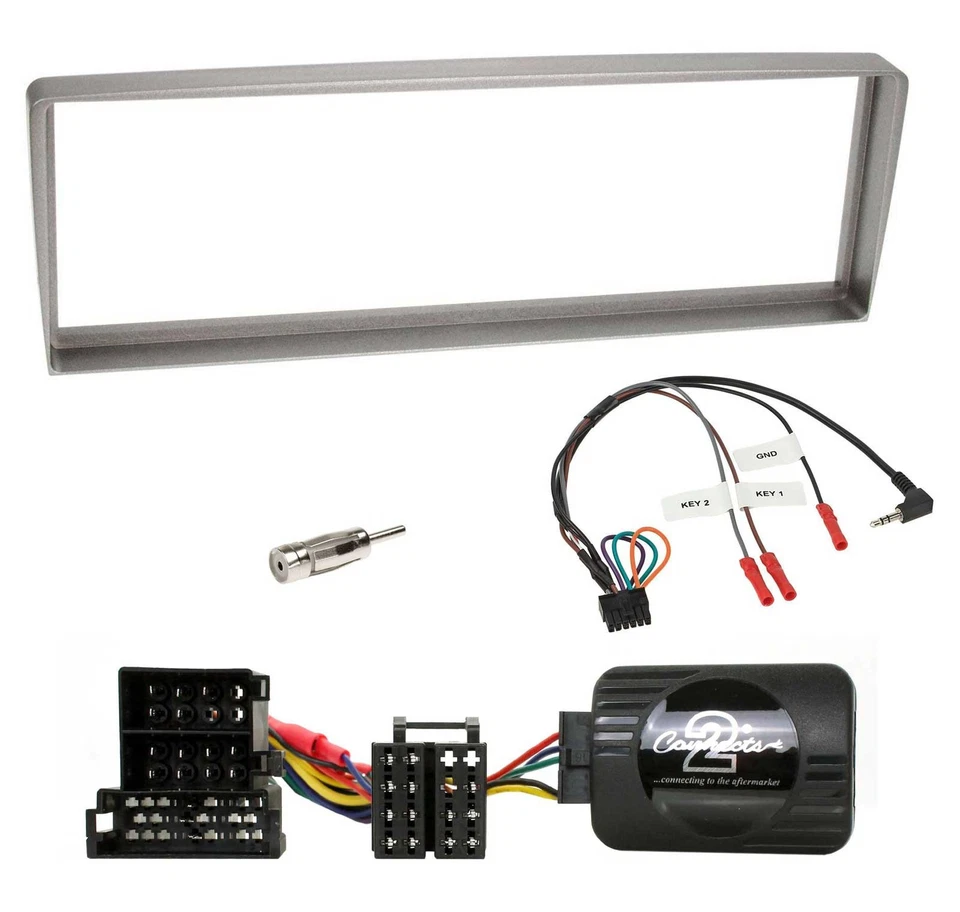 JVC CD DAB USB Bluetooth Lenkrad Autoradio für Alfa Romeo 156 ab 2003 silber - Bild 3 von 4