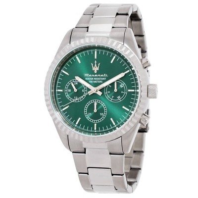 Maserati Competizione Quartz Green Dial Men's Watch R8853100044