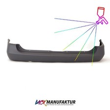 WUNSCHFARBE- Opel Astra G Kombi Caravan F35 Stoßstange hinten LACKIERT Bj 98-04