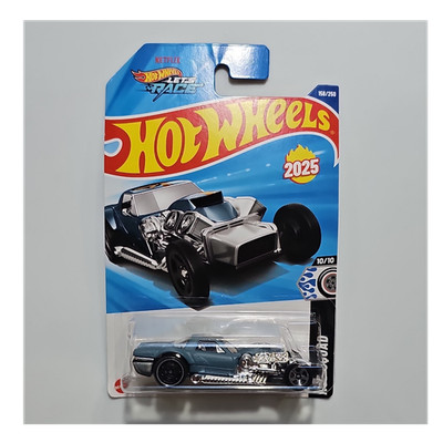 Hot Wheels Hoto Roto Rod Squad Netflix Let's Race 2025 1:64 Blue Silver Diecast