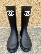 Chanel Gummistiefel Rain Wellington Chanel Bo...