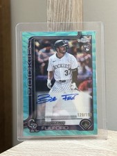 2025 TOPPS CHROME BRAXTON FULFORD ROOKIE AUTO AQUA REFRACTOR RC 128/199 #AC-BF