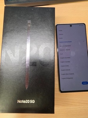 Samsung Galaxy Note 20 5G sm-n981b  Voll funktionsfähig mit OVP