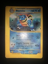 carta pokemon Blastoise ita set Expedition Set Base  36/165 italiana Rara