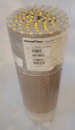 Nuova catena Rexnord LF5935-18IN MatTop 5 piedi 10029045 LF5935-18  - Foto 2 di 3