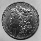 1880-O Morgan Silver Dollar $1 New Orleans AU 90% Silver US Coin