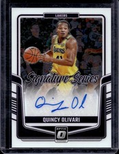 2024-25 Donruss Optic #SS-OLI Quincy Olivari Signature Series