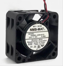 one NMB Fan 1608KL-05W-B10 DC24V 0.06A 4020 4cm 2 WIRE cooling fanamk